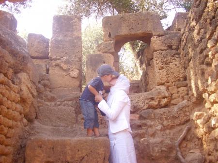 ma tante avec son fils