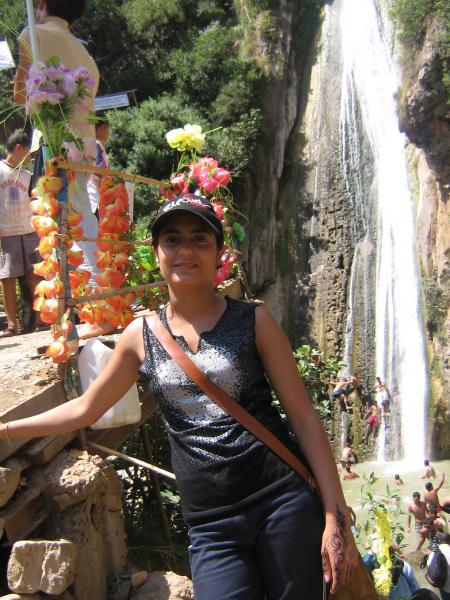 moi aux cascades de KEFRIDA